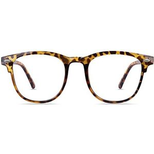 URAQT Blauw Licht Blokkerende Bril, Unisex Anti Blauw Licht Bril Anti Schittering Hd Vision Computer Gaming Bril, Anti-uv Bril Met Blauw Licht Filter, Heldere Lens Leesbril Voor Dames En Heren