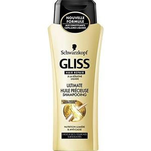 Schwarzkopf Gliss Hair Repair met keratine, vloeibaar, Ultimate Shampoo, 250 ml (4 stuks)