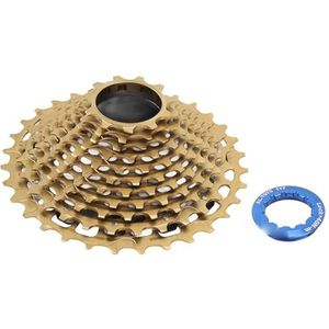 Jauarta Racefiets 11 Speed Cassette 32T Elektrische Fietscassette Elektrische Fietscassette Vliegwiel (Goud)