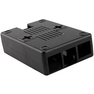 Voor Raspberry Pi Model B + en Pi 2 Model B Doos, B + Case Zwart ABS Plastic Cover Shell Tas Behuizing Computer Box Fit Voor Raspberry Pi 2 Model B