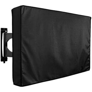TV-beschermhoes voor buiten, waterdicht, wit, premium, 55 tot 58 inch, weerbestendige outdoor tv-behuizing, compatibele tv-schermhoes (zwart, FOR 40-42 inch