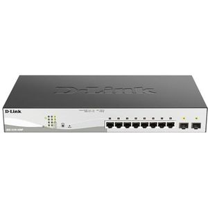 D-Link DGS-1210-10MP Managed L2/L3 Gigabit Ethernet (10/100/1000) Power over Ethernet (PoE) Zwart