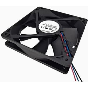 LMNCBVYA AFB1212HH DC 12V 0.50A 120mm Fan - High Airflow 95.14CFM, 3-Wire Design for Efficient
