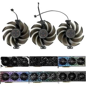 RTX4090 90mm TH9520B2H-PCB01 Koelventilator voor Palit RTX 4070 Ti 4080 4090 voor GameRock voor GamingPro voor JetStream OC Grafische Kaartkoeler(Black B-Fan)
