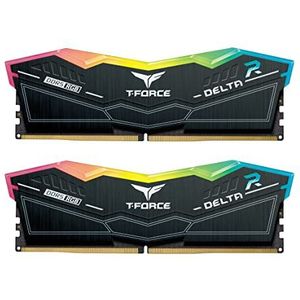 Team Group - Delta RGB - RAM - Zwart - 32 GB - 7600 MHz - DDR5 - DIMM 288 pin