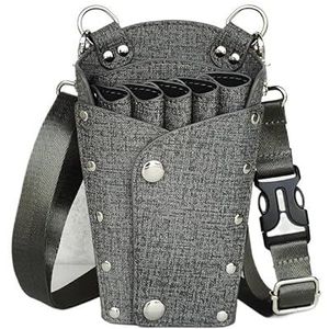 Kapperstas voor uitrusting Haarschaar Holster Pouch Met Schouderriem for Kappers Kapper PU Lederen Schaar Kappers Gereedschapstas Tas Houder Kappers Tas(Color 1)