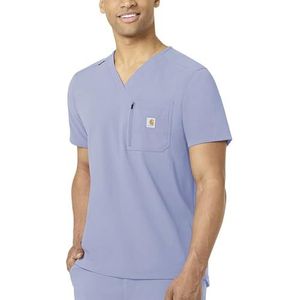 Carhartt Scrubs C15137 Heren Rugged Flex Modern Fit Tuck-In Top - XX-Large - Ceil Blauw