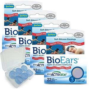 BioEars Zachte Siliconen Oordopjes Multi Pack (4 Pack (12 paar))