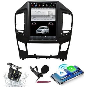 Android 15 Autoradio Navi voor H-yundai H1 (2016) 10.4 ""Touchscreen Car Multimedia Player met draadloze carplay GPS-navigatie Bluetooth 5.0 HIFI FM 5G-WiFi SWC DSP MIC,6g+128g