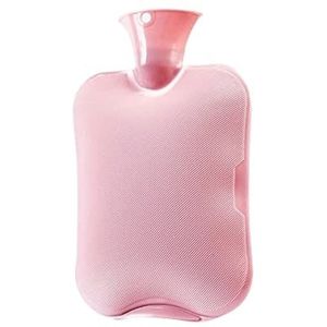 Warmwaterkruik Warmwaterkruik Warmwaterzak Voor Pijnverlichting, Geschikt Voor Volwassenen, De Warmtebehoud Goede Prestaties Kruik Warm Winter (Color : Pink, Size : 20.5X33CM)