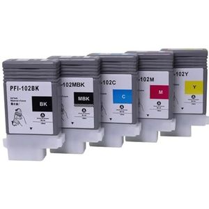 Inktpatroon for Ca-on TM-200 TM200 TM-205 TM205 TM-300 TM300 TM-305 TM305(1SET(5PC))