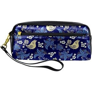 Etui,Pen Potlood Pouch Draagbare Tas,Briefpapier Organizer voor School,Paisley Vintage Bloemen Decoratie