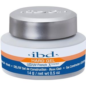 IBD Hard Gel - LED/UV French Xtreme Blush, 14 g - MADE IN USA - Hoogwaardige opbouwgel voor gelnagels