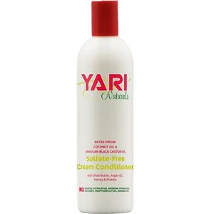 Yari Naturals Sulfaatvrije Conditioner voor Beschadigd, Droog of Krullend haar Verdikking, Veilig voor Gekleurd en Keratinebehandeld haar, 33,5 ml