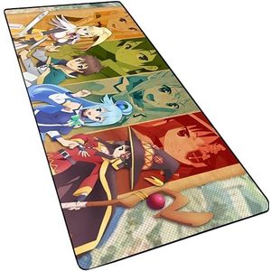 KonoSuba Megumin Anime Grote Uitgebreide Gaming Muismat Mat Brede & Lange Muismat 31.55 ""x 11.85"" X 0.11"" Ultra Dik 3mm