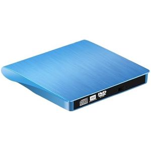 Geborsteld USB 3.0 Extern Optisch Station Externe Dvd-brander Laptop Desktop Externe USB-brander Gebruiksvriendelijk(Blue)