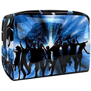 Waterdichte cosmetische tassen, roze blauw paars veelhoekige diamant achtergrond reizen cosmetische tassen, multifunctionele draagbare make-up tassen, reizen cosmetische tas organizer voor vrouwen,