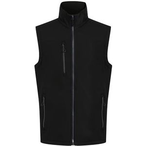 Regatta Professionele Heren Navigate Softshell Gilets & Bodywarmers, Zwart/Grijs, S