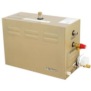 Saunakachel, Zelflozende stoomgenerator Douche Sauna Bad Home Stoombad Spa Generator Natte stoommachine Droge en natte stoomsauna Stoomgenerator Home Hotel Spa Douchegebruik(AT-80)