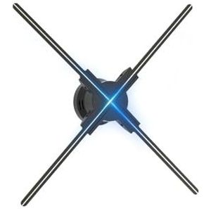 56CM 3D Hologram Reclame Display Fan Wifi 3d Projector Led Speler Teken Holografische Lamp Upgrade gift(F56 set)