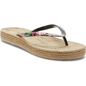 Roxy South Beach Iii sandaal voor dames, Zwart Roze Soft Lime, 41 EU