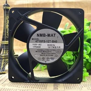 NMB 4715FS-12T-B40 12038 115V 18/17W metal high temperature resistant cooling fan