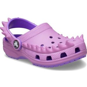 Crocs Unisex Kids Classic Spikes Klomp Sandaal, Galaxy Bubble, 18.0 cm