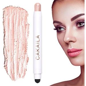 Oogschaduwstick | Double-end Matte Parelmoer Pen Zijderups,Highlighter Stick Makeup Crayon Automatisch roterend voor zijdezachte look Delr