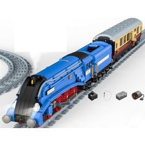 SPIRITS Stoomtrein bouwstenen sets for volwassenen, afstandsbediening treinmodel met rails, klasse A4 Pacifics Mallard treinset display, ideale cadeaus for treinliefhebbers (2139 stuks)