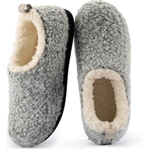 RockDove Dames Nomad Slipper met traagschuim, Lichtgrijs, 35/36 EU