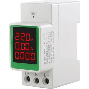 UGCMAFWLU AC 160-270V 0-100A DIN Rail digitale voltmeter ampèremeter spanning stroom energie kWh meter volt amp-monitor AC 220V