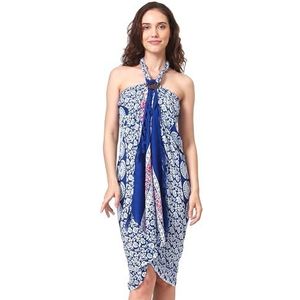 SAIVONA Sarong Pareo Dames Mandala Franjes Viscose Strandlaken Wikkeldoek Strandrok Wikkeldoek Bikini Cover Up voor Badpak Ca. 170cm x 110cm, Pauw oog grijze tinten, One size