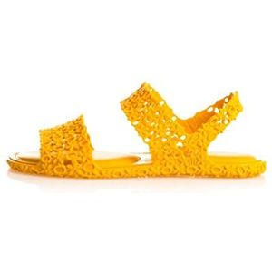 melissa PANC sandaal + Isabela CAPETO AD, platte sandalen, dames, geel, maat 37, Geel, 37 EU