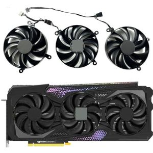Vervangende ventilator CF-129420S voor INNO3D RTX4080 4080S 4090 iCHILL X3 grafische kaart(Middle fan)