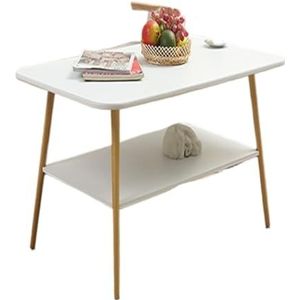 Moderne Woonkamertafel Moderne Stijl Eenvoudige Kleine Tafel Woonkamer Dubbellaagse Kleine Salontafel For Eetkamer Hoektafel Koffietafel(C)