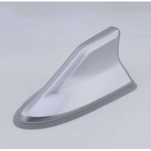 GPRTKULE Universele waterdichte haaienvin antenne sterke radio FM AM-signaal auto styling/geschikt voor C-Elysee C-crosser (zilver)