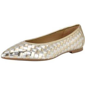 Nine West Dames Largo ballerina's, zilver/goud 040, 39 EU, zilver goud 040, 39 EU