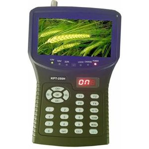 Satellietzoeker Satellietzoeker KPT-255H 4,3 inch TFT LED Handheld Satfinder DVB-S2 Signaal Satfinder Satellietmeter WS-6908 DOOR DHL