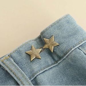 Strikknoop-knoopversteller voor broeken, rokken, tailleversteviger, verstelbare taillegesp voor jeans, geen naaien vereist, kledingbenodigdheden-04-b