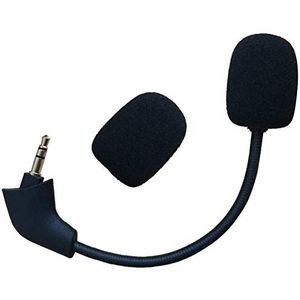 EMHFLYFN Vervangende microfoon voor HyperX Cloud, Cloud X/II, HyperX Silver Noise Cancelling Gaming Headsets 3,5 mm Afneembare Mic Rechthoekige Vervanging Microfoon