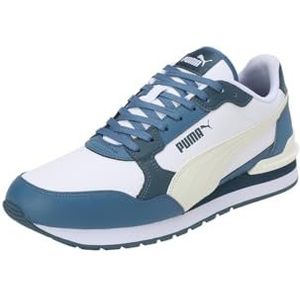 PUMA Unisex St Runner V4 L Sneaker, Puma Witte romige vanille blauwe horizon grijze luchten, 44.5 EU