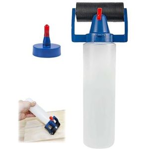 LNGJIN Lijmfles, leeg, houtlijm applicator, lijmverdeler, lijmborstelset, lijmrollers, applicatorfles, lijmdispenser voor houtlijm, roller applicator fles voor houtbewerking