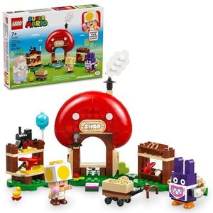 LEGO Super Mario Nabbit at Toad's Shop uitbreidingsset, bouw- en displayspeelgoed voor kinderen, videospel, speelgoed, cadeau-idee voor gamers, jongens en meisjes vanaf 7 jaar, 71429