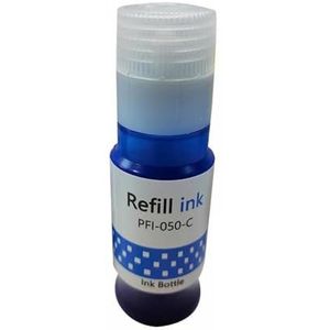 hJNGdU PFI050 compatibele inkt voor 050 tc-20 pigmentinkt (1 stuk cyaan)