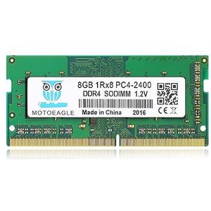 8GB DDR4 2400 MHz SODIMM 1RX8 PC4-19200 (PC4-2400T) CL17 Non-ECC Laptop RAM-werkgeheugen