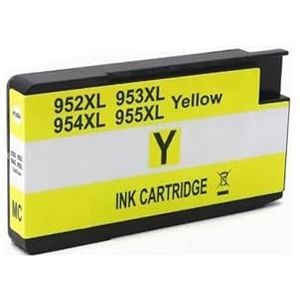 952XL 953XL 954XL 955XL Inktcartridge Compatibel for H-/P Officejet Pro 7720 7730 7740 8210 8218 8710 8715 8718 8720 8730 8740(1 Yellow)
