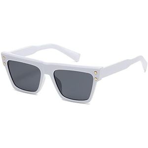 Retro Cat Eye zonnebril for heren en dames Outdoor vakantie sport rijden Commuter Trend zonnebril cadeau (Color : G, Size : 1)