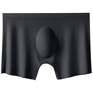 Gyios Mens Boxers 4 Pack Men Panties Seamless Sexy Underwear Man Underpants Panties Ultra-thin Breathable Briefs-black,xxl 65-80kg,4pc