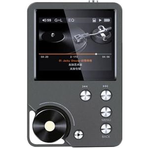 Eoslcusmvl Lossless Hi-FI MP3-speler DSD High Definition Sport Digitale Audio Muziekspeler Uitbreidbaar tot 256 GB, zonder kaart