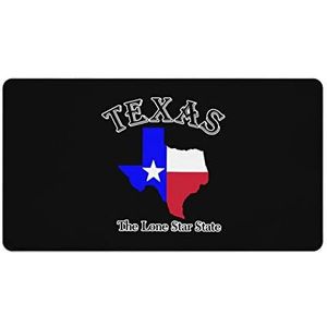 Texas, The Lone Star State Mode Bureau Muismat Antislip Gaming Muismat Accessoires Decor 40X75cm